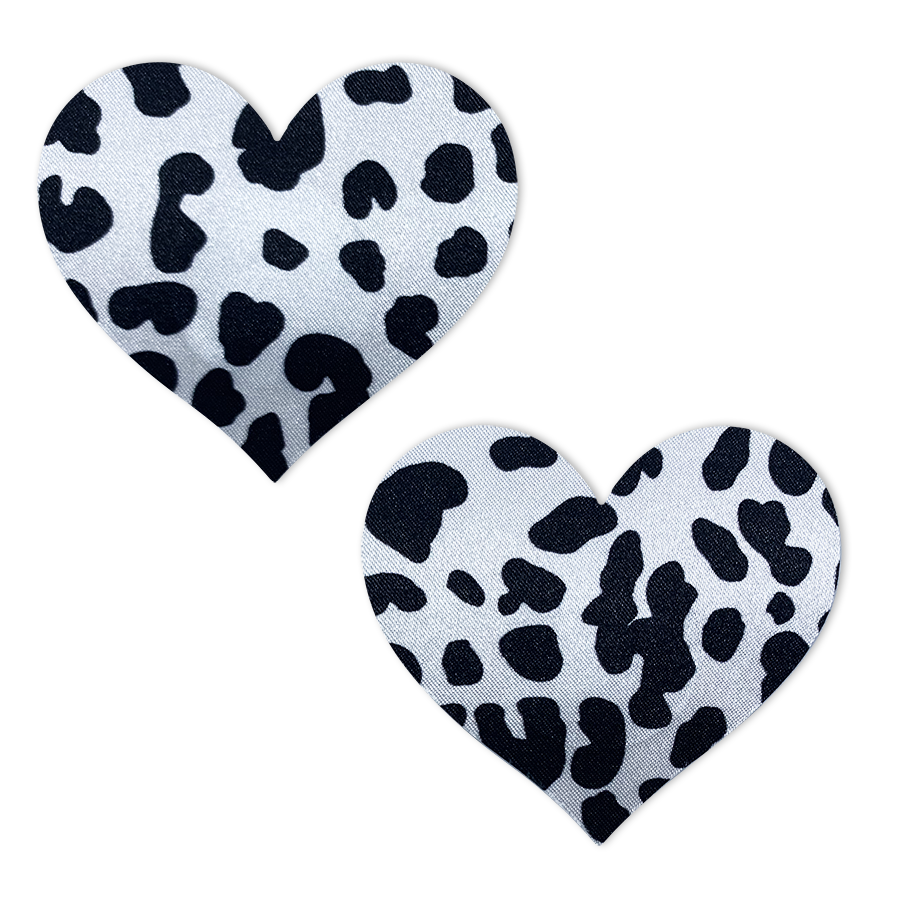 Dappled Dolly - Dalmation Print Heart Pastie