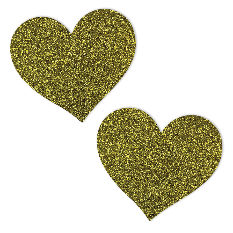 Gold Rush - Glitter Heart Pastie