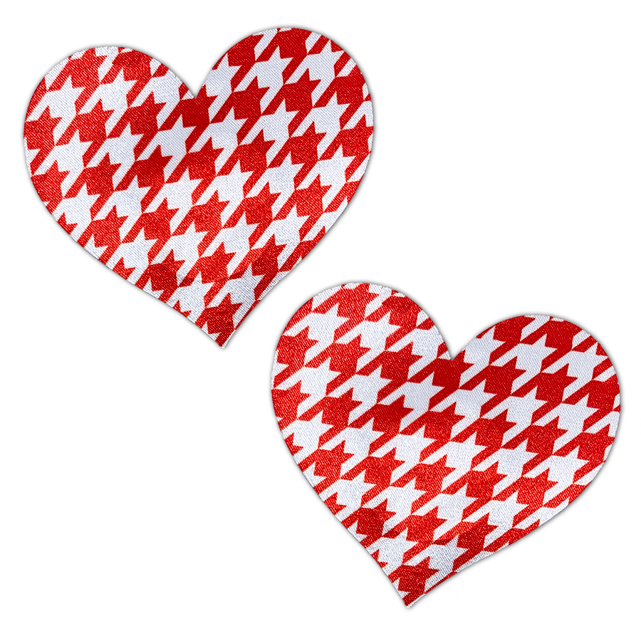 Puppy Love - Houndstooth Heart Pastie